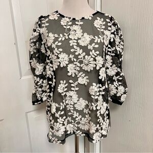 Wicked Majesty Sheer Blouse B2